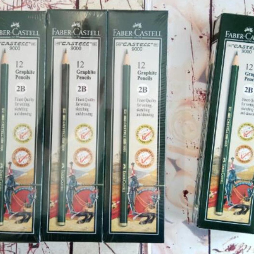 

KI3 Pensil 2B Faber Castell Original 12 Pcs