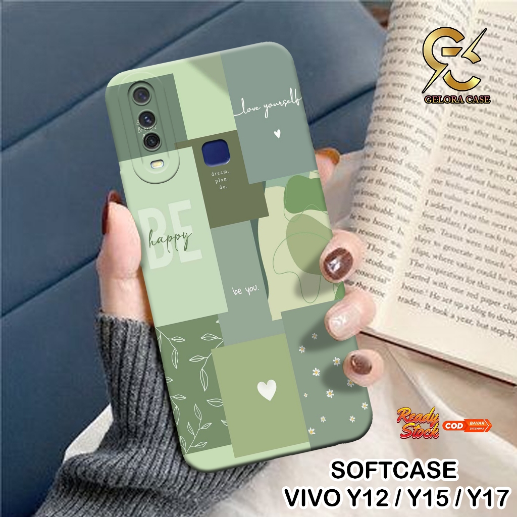 Case Vivo Y12 / Y15 / Y17 - Casing Vivo Y12 Vivo Y15 Vivo Y17  - Motif case Aesthetic - Vivo - Softc