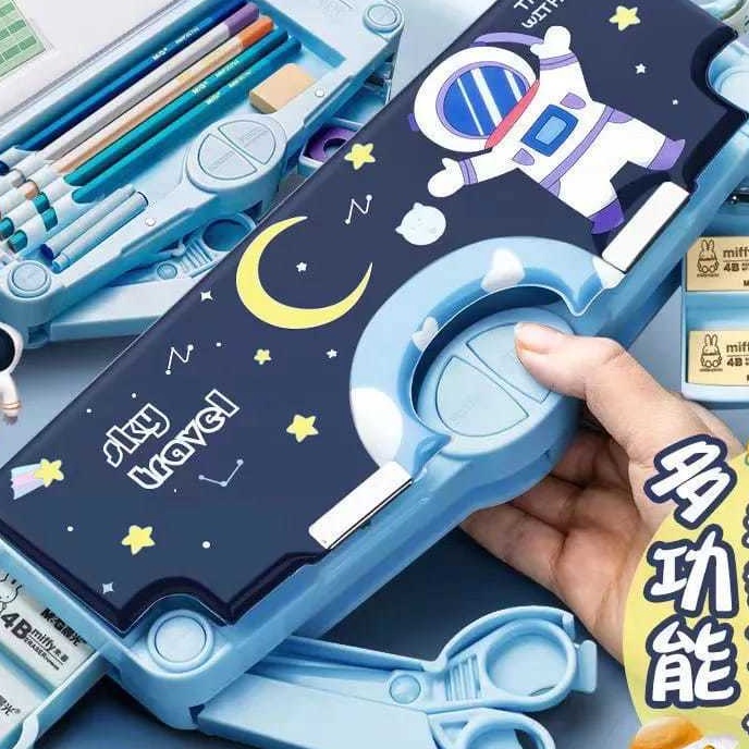 

Extra zwq K1 Kotak Pensil Multifungsi Motif Kartun Untuk Laki Laki Perempuan Tempat Pensil Serbaguna Anak Sekolah TK SD