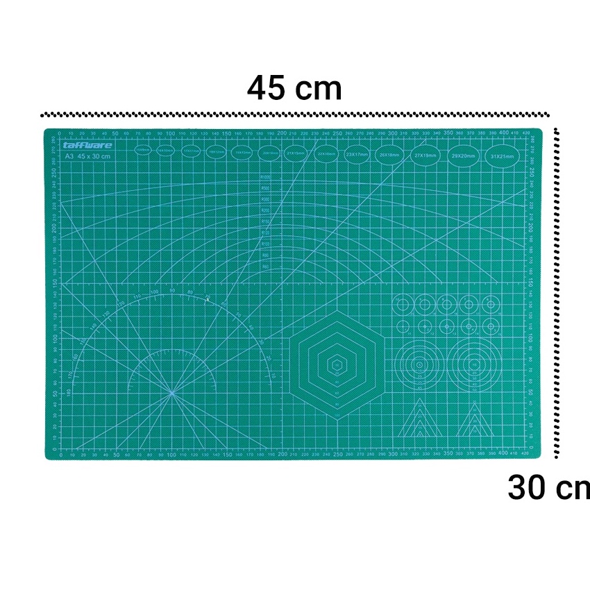 

HJ6 Cutting Mat A3 Double Side Alas Potong 2 Sisi Ukuran 45 x 3cm Tatakan Pisau Cutter