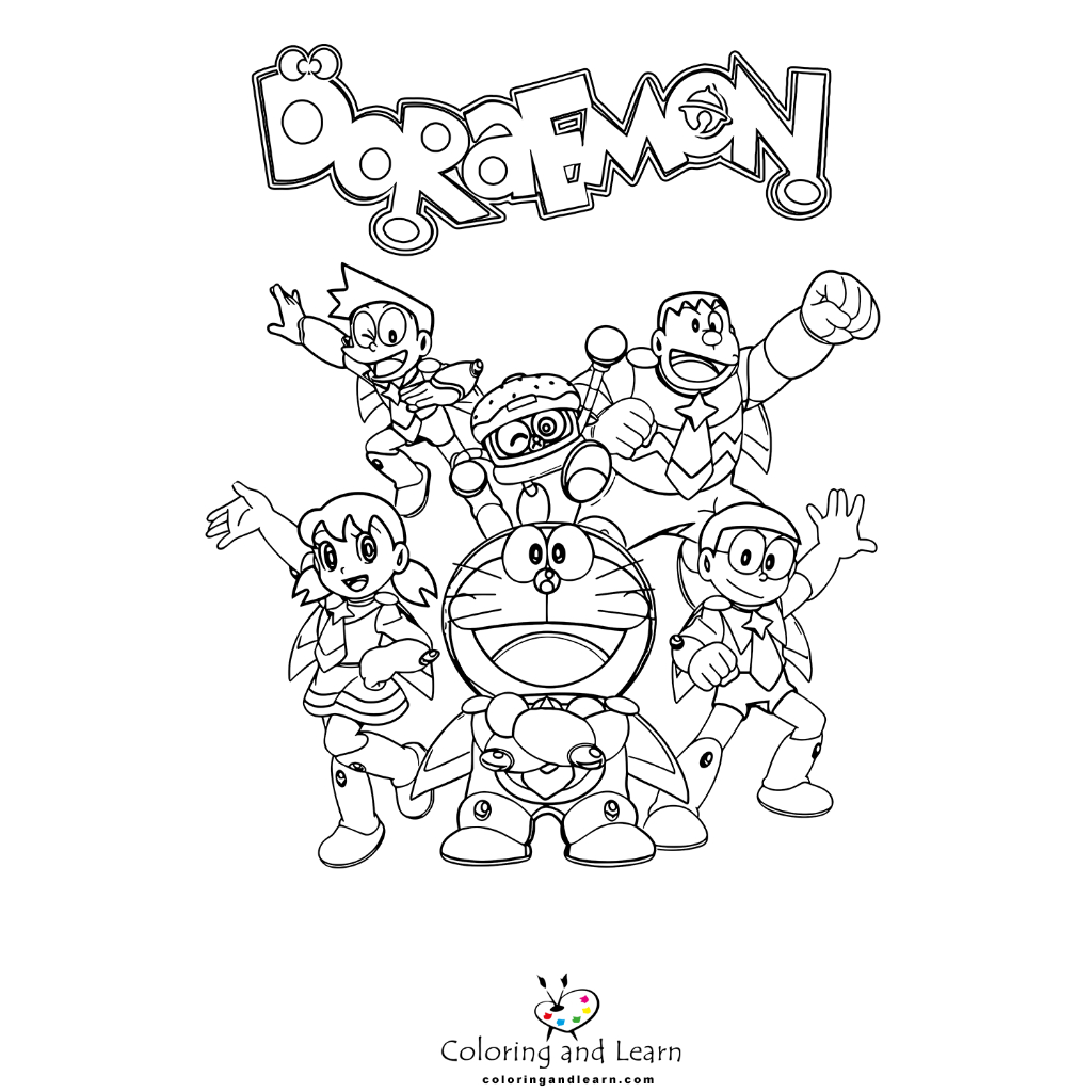 

LEMBAR MEWARNAI ANAK SERIES DORAEMON