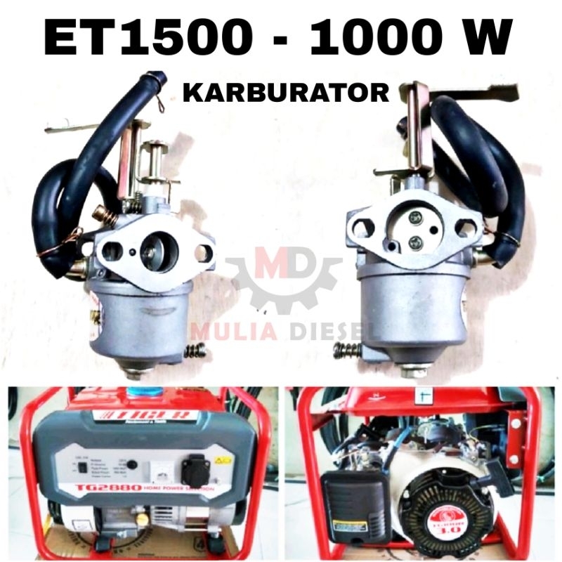 Karburator Carburator Genset Generator ET1500 1000Watt 154 156 4 TAK