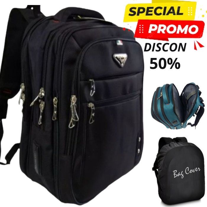 ( COD) TAS RANSEL POLO MILANO 88372 Tas Ransel Polo Dewasa Terbaru 2024 (TPH) Tas Polo Hitam Tas Ker