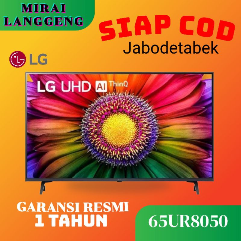 LG 65UR8050/65UR8050PSB 4K SMART Tv 65 inch
2023 series