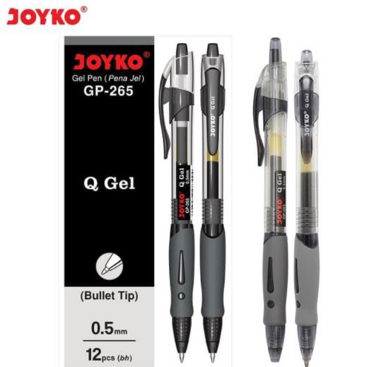 

PULPEN GEL JOYKO Q Gel GP265 PULPEN JOYKO 5 mm 12 pcs