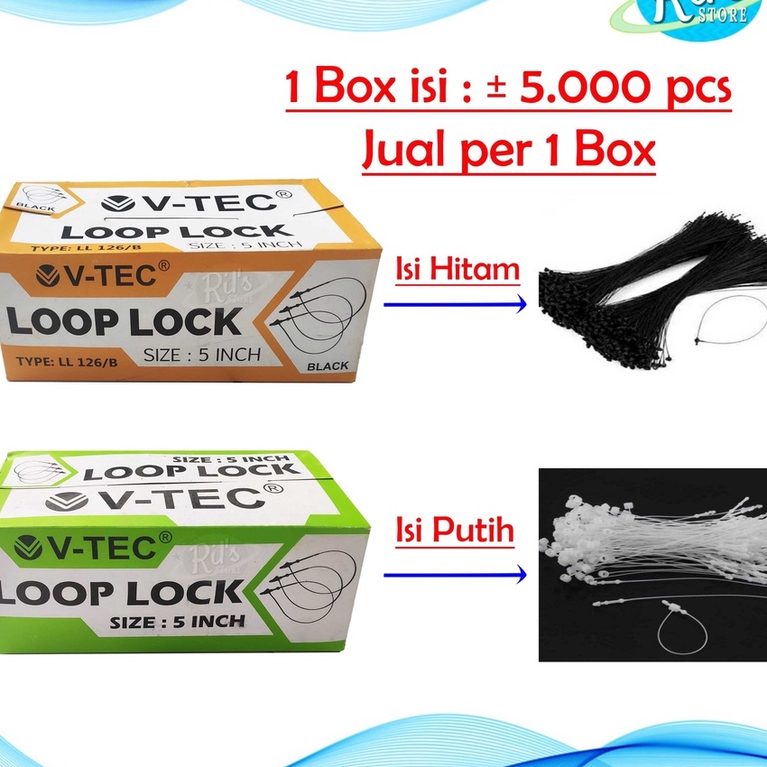 

Mega LOOP PIN 5 INCH VTEC LOOP LOCK PIN TALI HANGTAG 5 PCS HANGTAG BAJU KAUS KAKI
