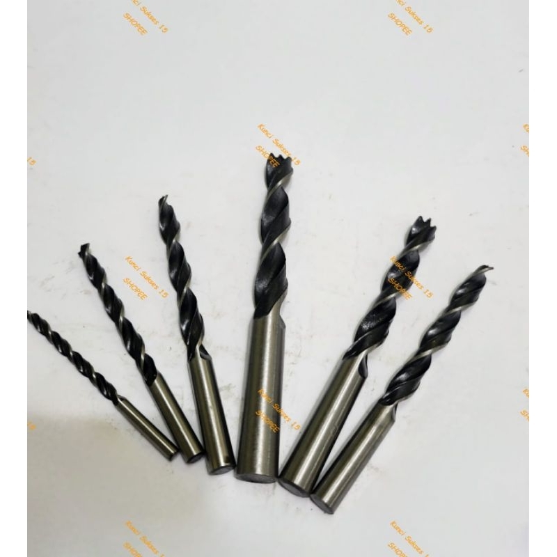 Mata Bor Kayu GLORIUS 3 4 5 6 8 10 12mm / - Mata Bor Kayu Drill Bit 5mm