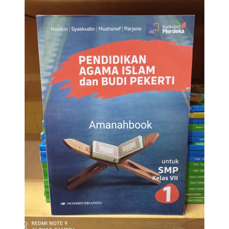 Buku Agama Islam SMP Kelas 7 Kurikulum Merdeka Erlangga