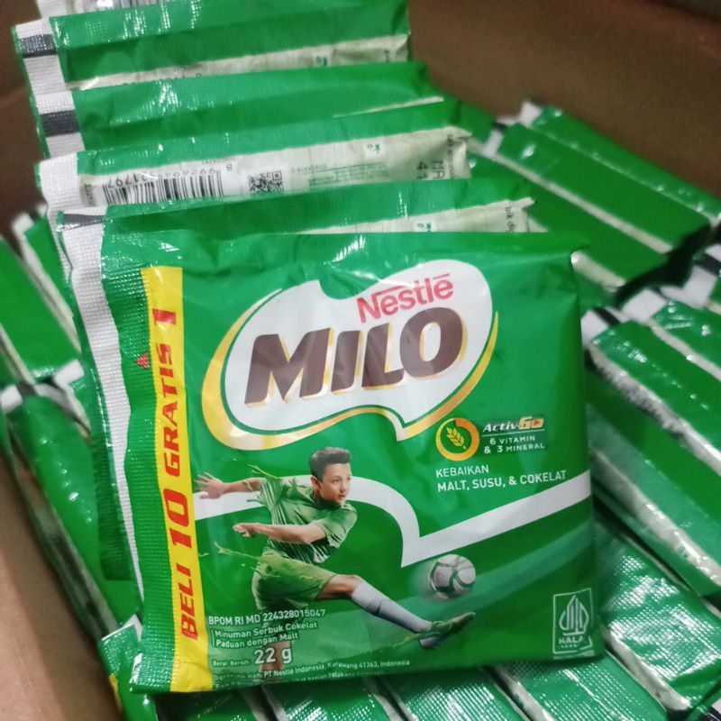 

Susu milo bubuk sachet 22gram isi 10sachet