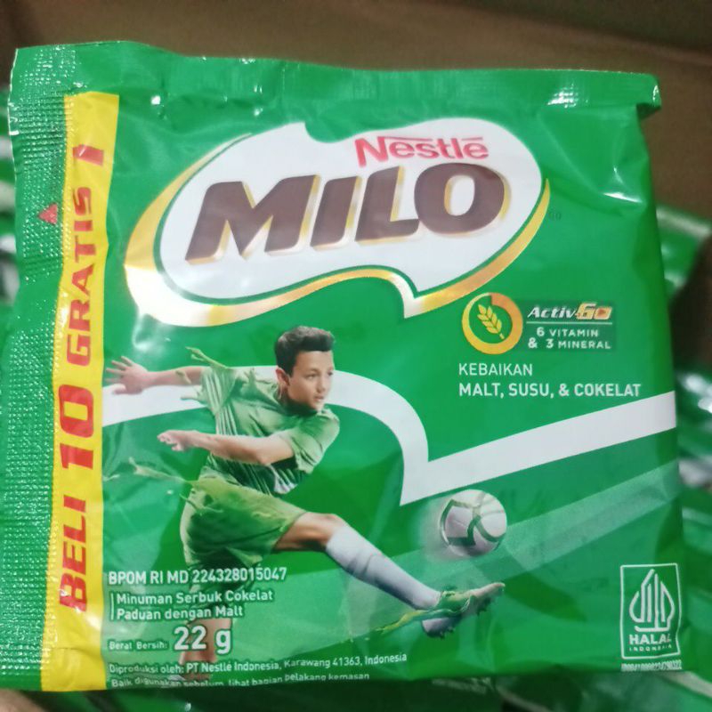 

Susu coklat bubuk Milo Sachet 22gram