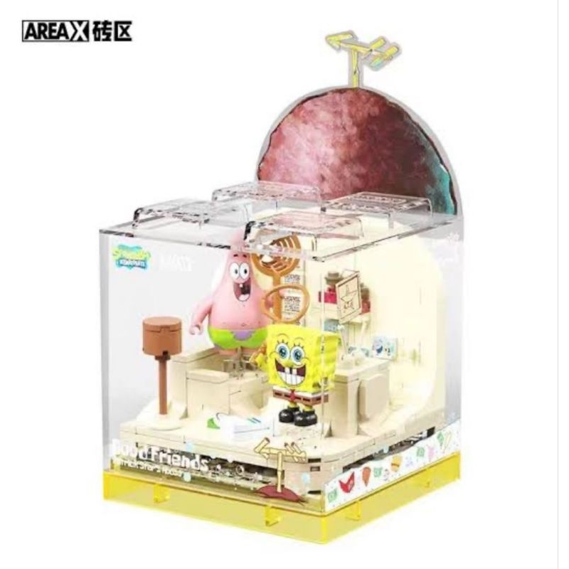 SpongeBob Squarepants Sponge Bob Patrick House Area X Good Friends Nickelodeon Action Figure Collect