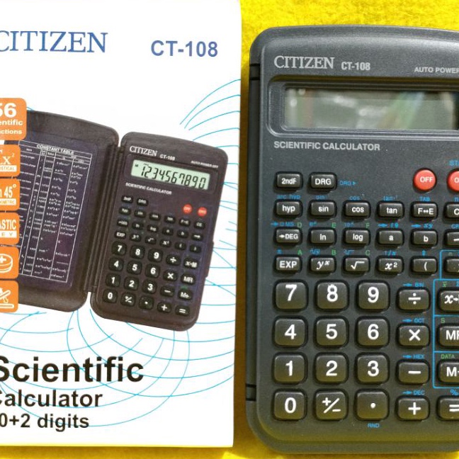 

KF7 Kalkulator Citizen Scientific Ilmiah CT 18