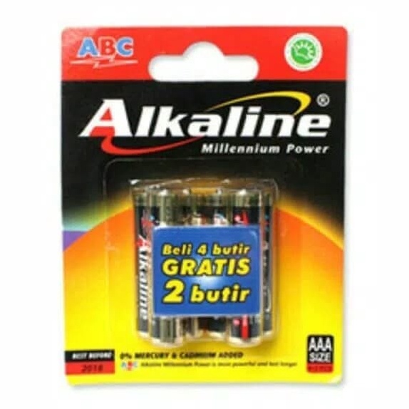 

Limit Baterai Alkaline isi 6pcs