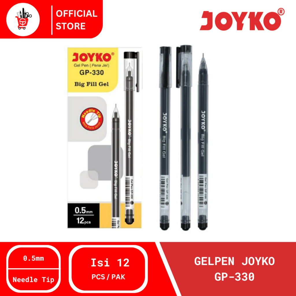 

Balpen | Pulpen | Gelpen Joyko GP-330 (12 PCS)