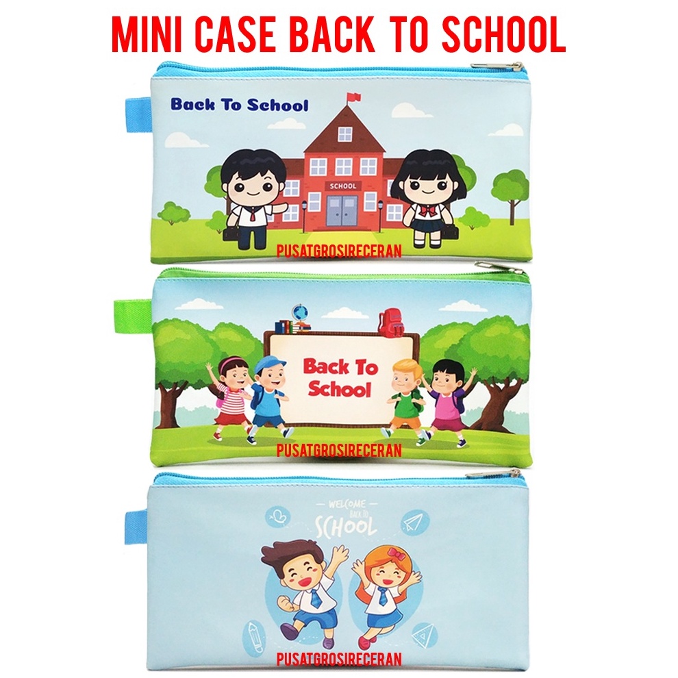 

MURMER Kotak Pensil Fancy Back To School Mini Case Pencil Case Tema Back To School