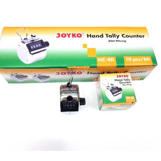 

Unggul Alat Hitung Hand Tally Counter Untuk Zikir Joyko HC 4 Besi