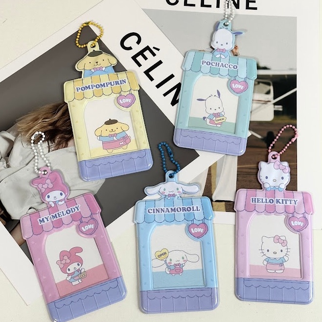 

FG2 Id Card Case PC Photocard Gantungan Karakter Kartun Sanrio Rumah Kuromi Pochaco Melody Hello Kitty Cinnamoroll Pompompurin Lucu Unik Kado Gift Hadiah