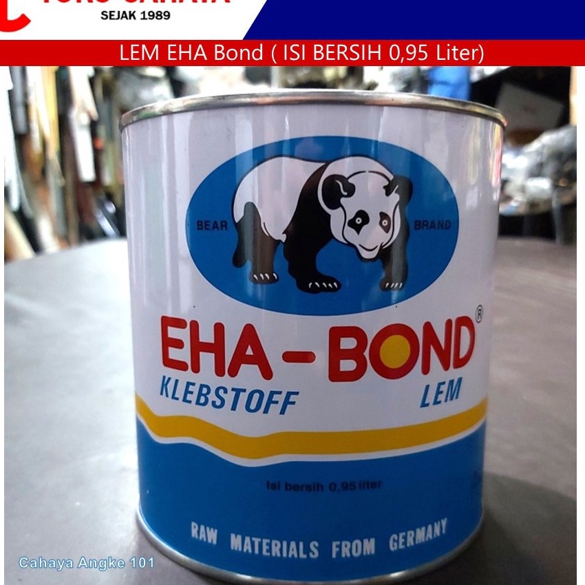 

Terlaris Lem Kuning Eha Bond 1kg Utk Kulit Busa Karet HPL Vinyl