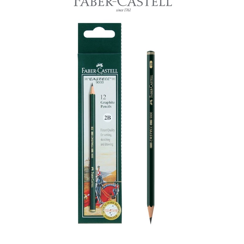 

berkualitas FaberCastell Pensil Ujian 2B Castell 9 1 Lusin