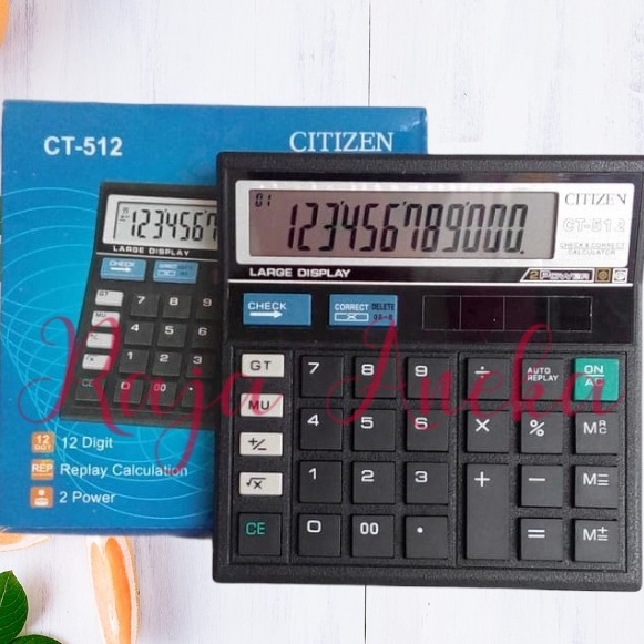 

FG2 Kalkulator Calculator Citizen CT512 12Digit CT 512 12 Digit