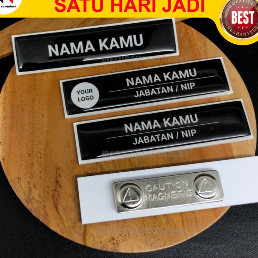 

murah NAME TAG Papan Nama Dada Kilat Proses SATU HARI JADI