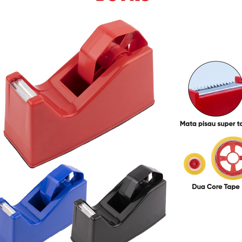 

Terbatas Tape Cutter Tape Dispenser Pemotong Pita Perekat Joyko TD13