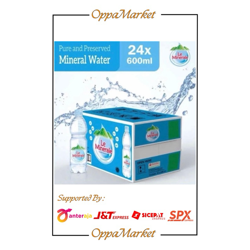 

LE MINERALE BOTOL 600ML 1 DUS ISI 24x600ML