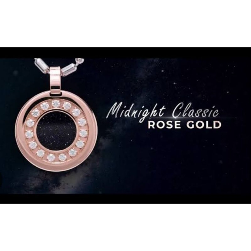 PENDANT MIDNIGHT ROSEGOLD MCI