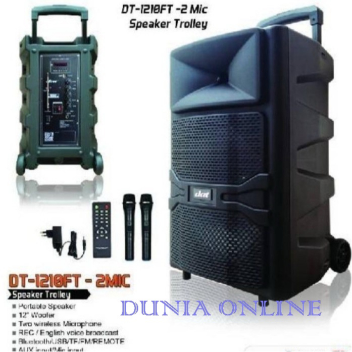 SPEAKER PORTABEL WIRELESS MEETING DAT DT1210TF DAT DT1210 FT DAT DT 1210FT /SOUNDBEST FT8 / MAX05BX