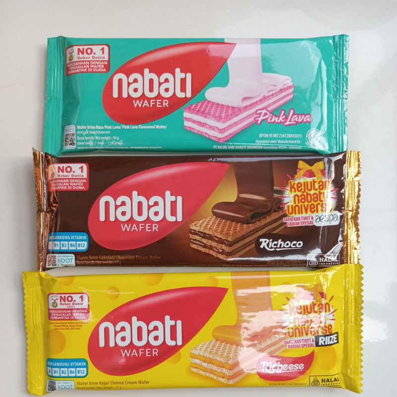 

Nabati Wafer Sachet 16 gram 1 pack