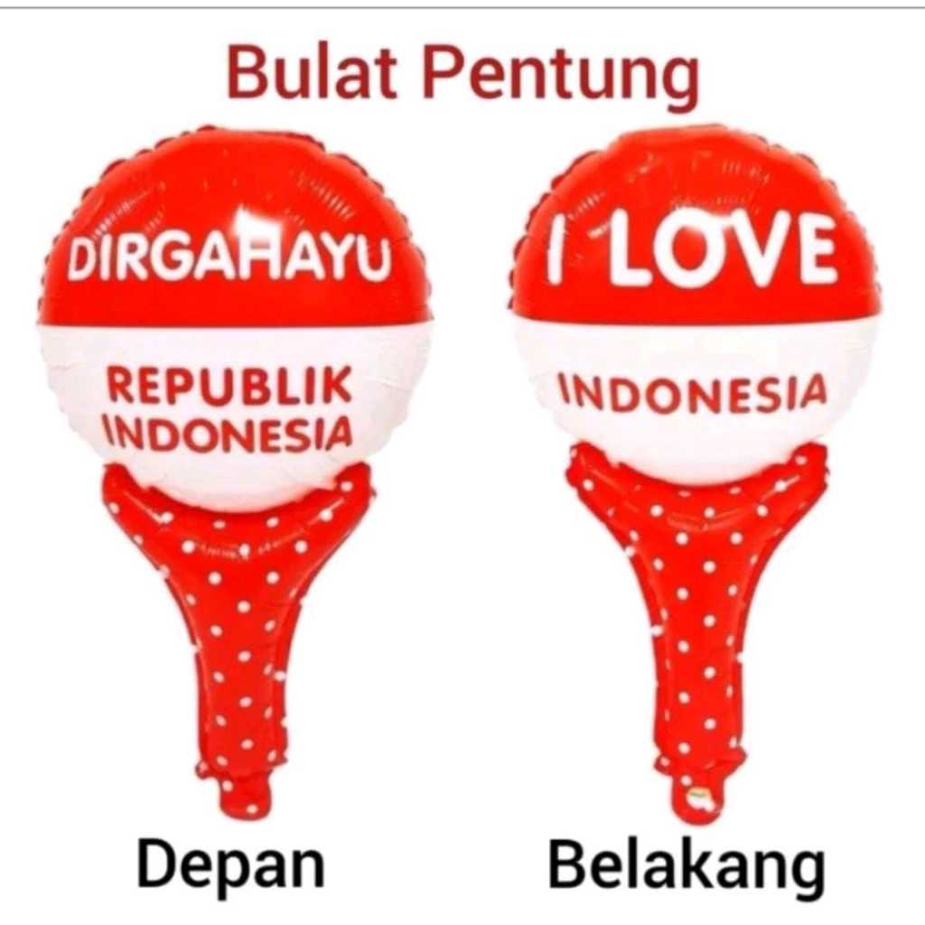 Balon Pentungan Hut RI Merah Putih Indonesia