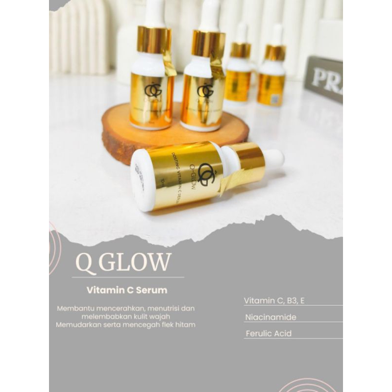 Serum Qglow/Qglow serum/serum qglow skincare mencerahkan