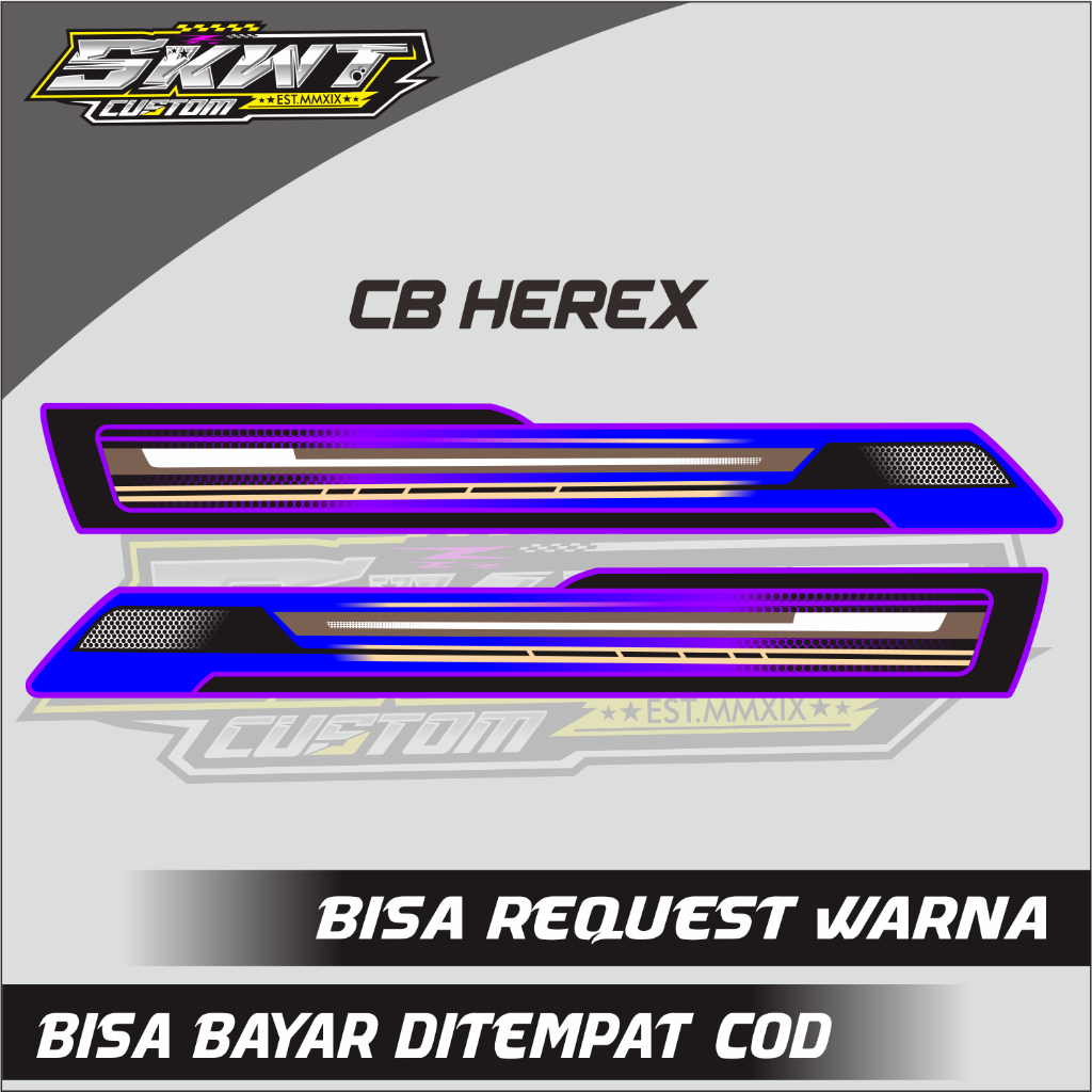 STRIPING CB HEREX CB SIMPLE STIKER CB GARIS GL100
