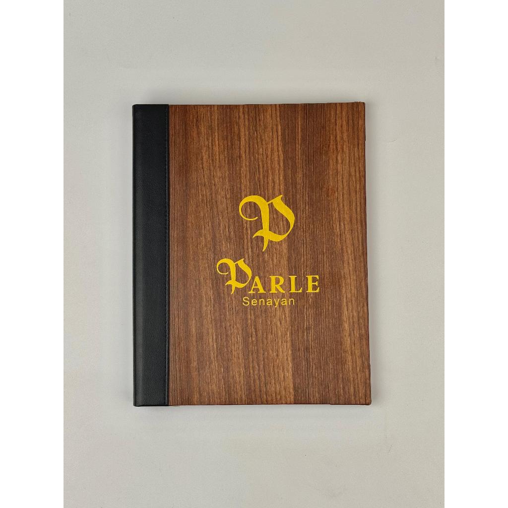 

Buku Menu Custom sablon logo, ukuran, model - Cafe Restoran Hotel