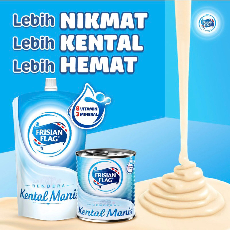 

Susu Kental Manis | Pouch 545 gram | Putih