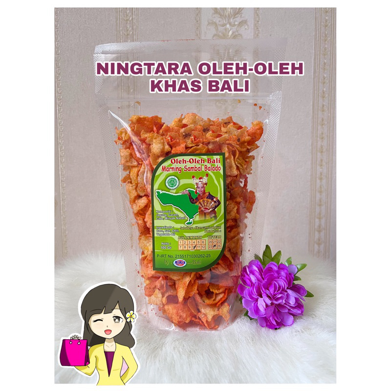 

KERIPIK MARNING JAGUNG RIRIS OLEH-OLEH ASLI KHAS BALI 100GR