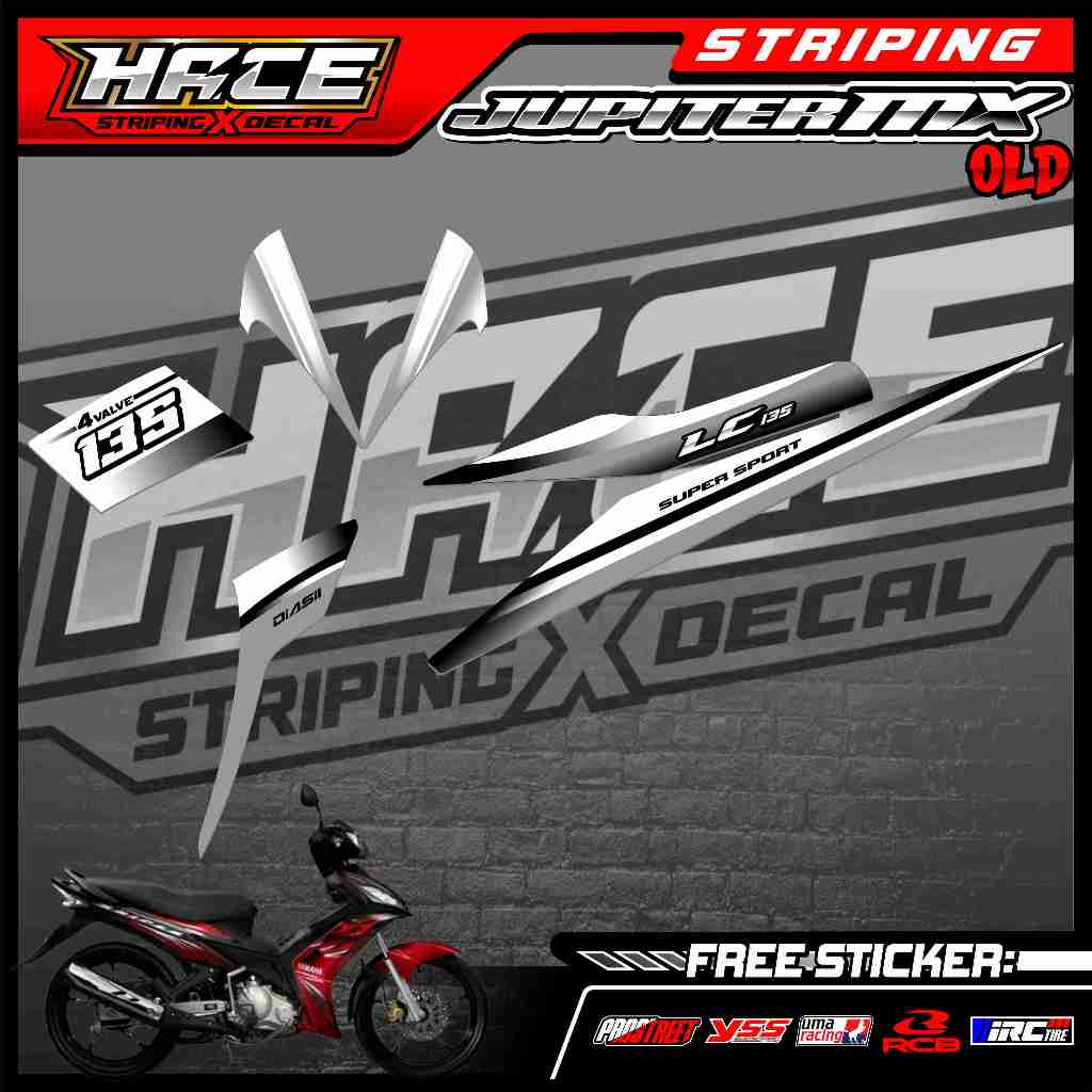 592 STRIPING STICKER JUPITER MX OLD - STRIPING STICKER JUPITER MX OLD PREMIUM GRAFIK