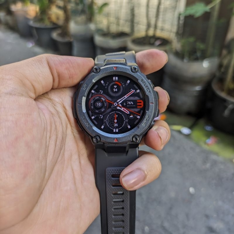 Amazfit T-rex Pro SmartWatch GPS 10 Jam Tangan Sports Modes Second (1)