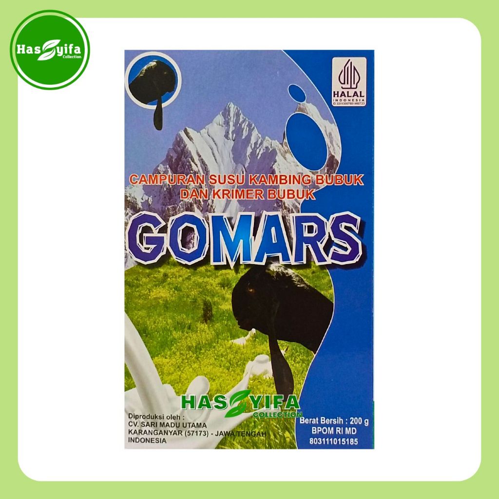 

GOOMARS - GOMAARS SUSU KAMBING ETTAWA BUBUK 200 GRAM