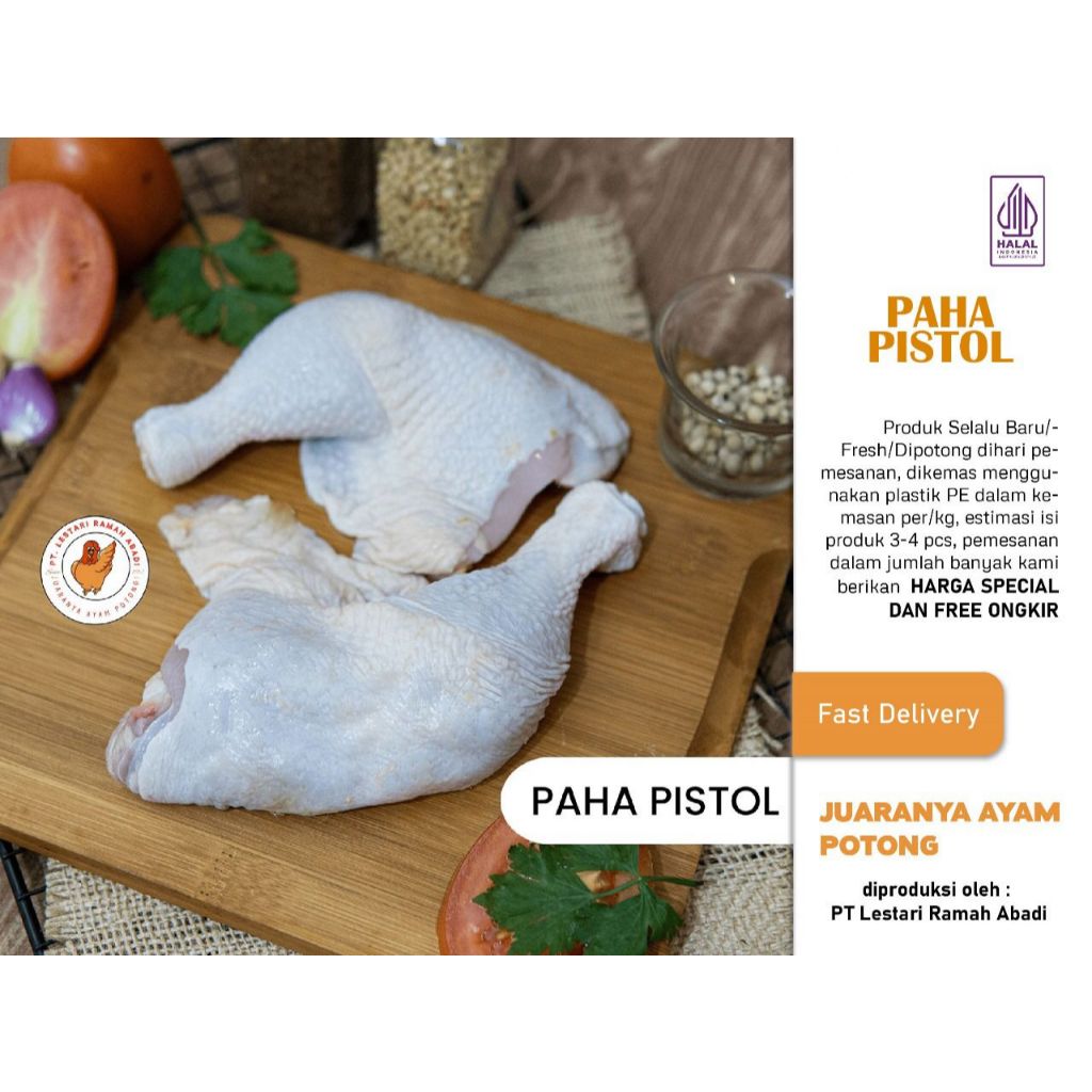 

Paha Ayam Utuh 1Kg Halal Segar Rendah Kalori