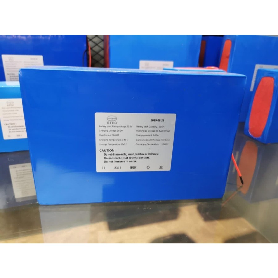 Batteray LifePO4 25,6V 30Ah