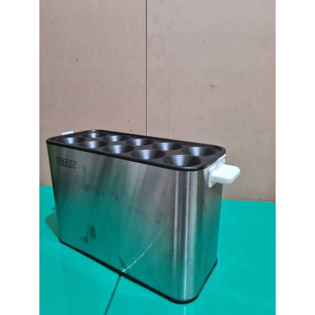 Getra Pemanggang Sosis Telur ET-DC10 / Mesin Sosis Telur Sostel Listrik Egg Roll Maker 10 Lubang