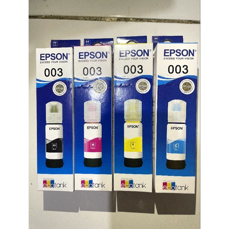 Tinta Epson 003 Original Printer L1110 L3110 L3116 L3150