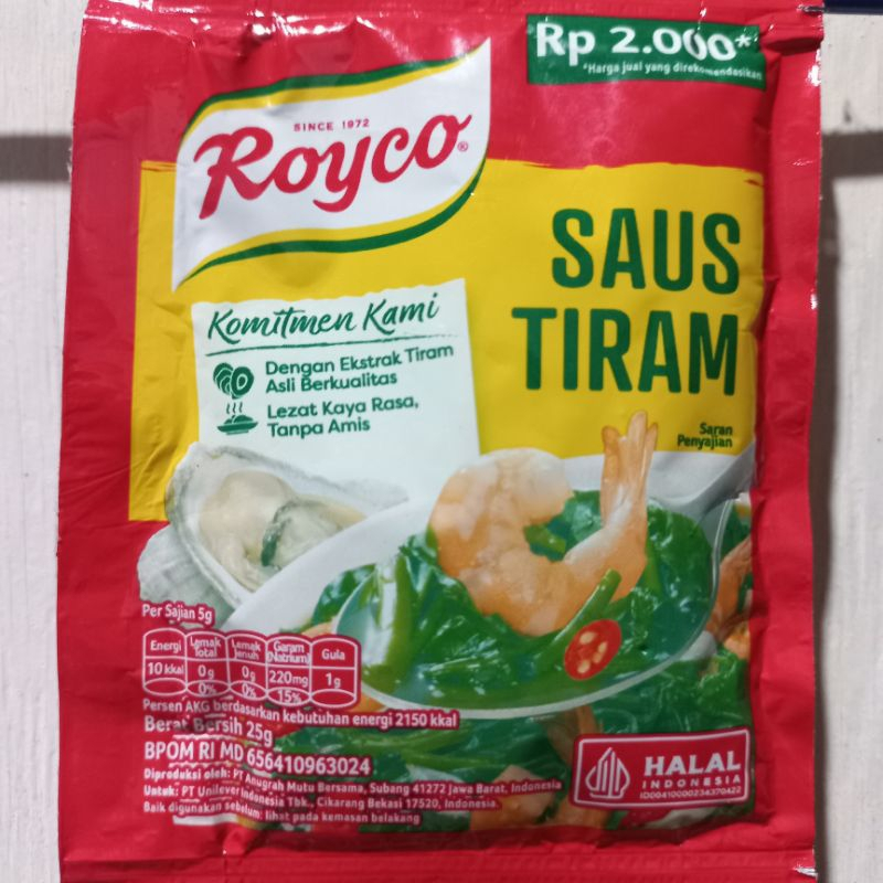 

[MT] 5 PCS ROYCO SAUS TIRAM 25GR