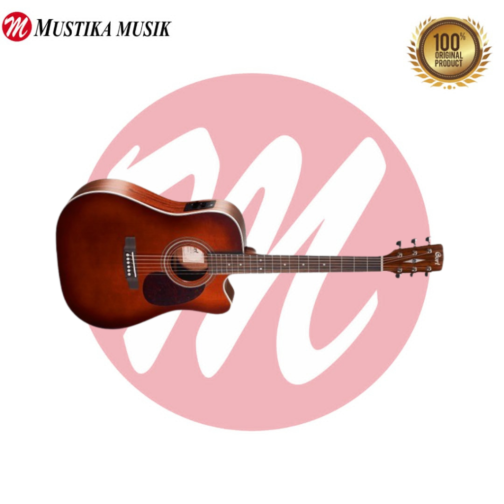 Gitar Acoustic Electric CORT MR500E-BR (-/-BAG) W/EQ