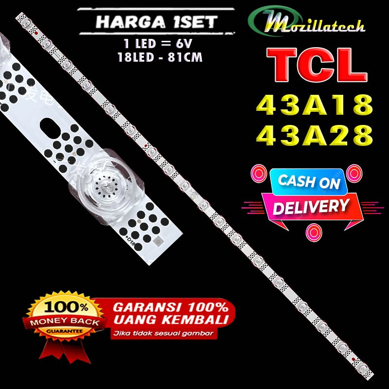 BACKLIGHT TV TCL 43A18 43A28 BACKLIGHT TV TCL 43A18 43A28