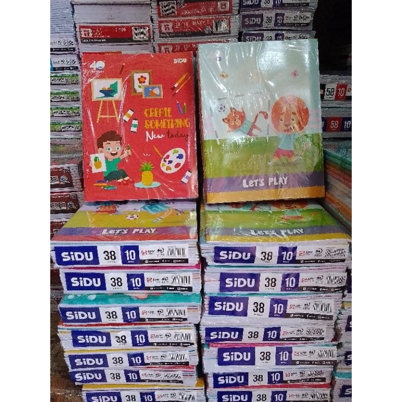 

Buku Tulis Sidu/Sinar Dunia isi 38 Lembar 1 Pak Isi 10 Buku