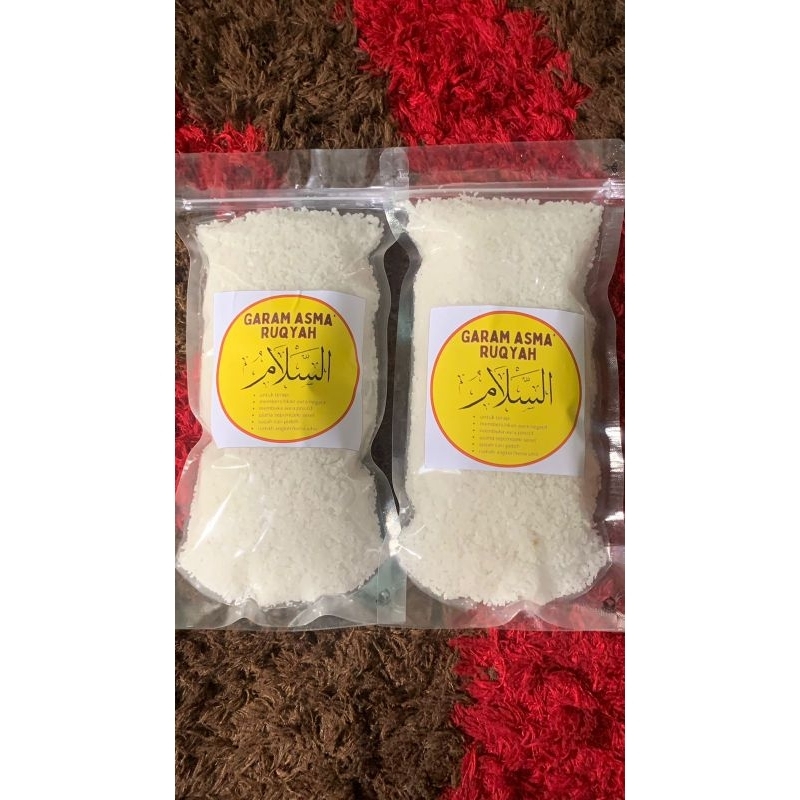 

Garam Asma' ruqyah Assalam (1kg) sudah di ruqyah