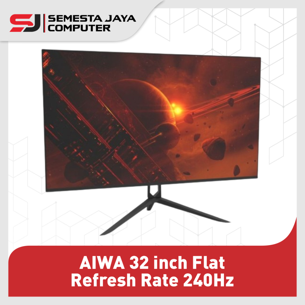 AIWA 32 inch Flat Gaming Monitor Refresh Rate 240Hz Monitor Gaming