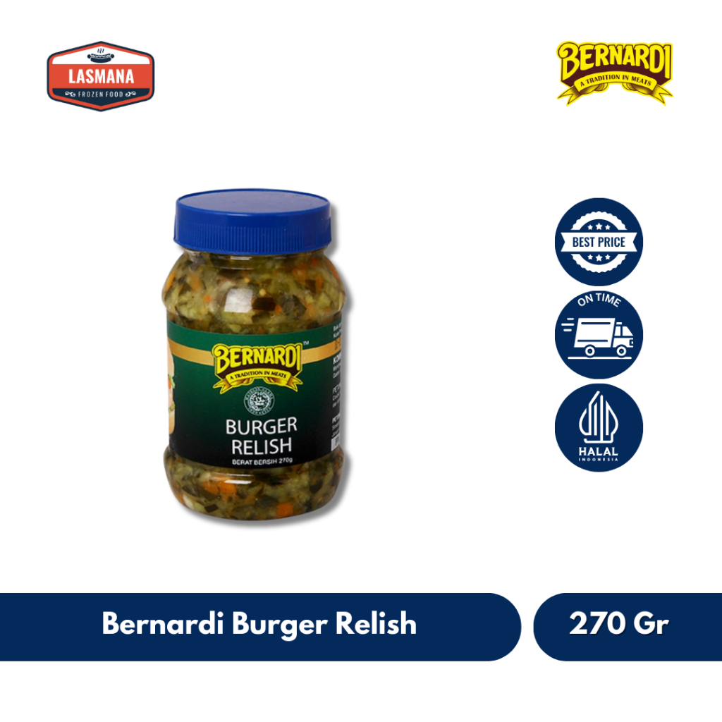 

Bernardi Burger Relish 270 Gr